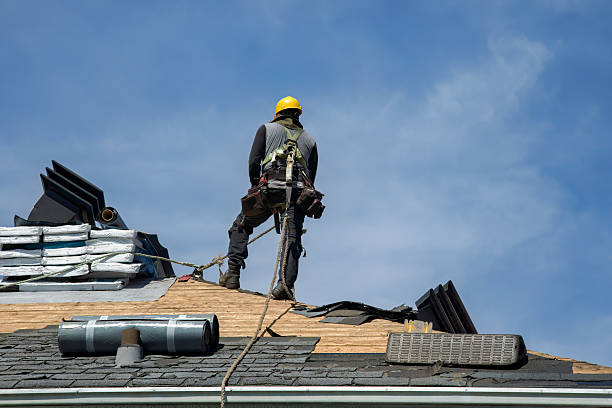 Professional Flat Roof Repair technician working in Shamokin, PA